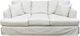 Fusion Furniture 9903 Sutton Snow Slipcovered Sofa-2