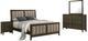 Coaster® Wilkes 4-Piece Dark Cocoa Queen Panel Bedroom Set-0