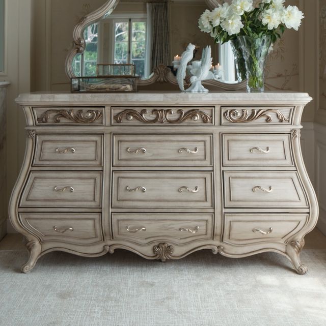Michael Amini® Platine De Royale Champagne Dresser-1
