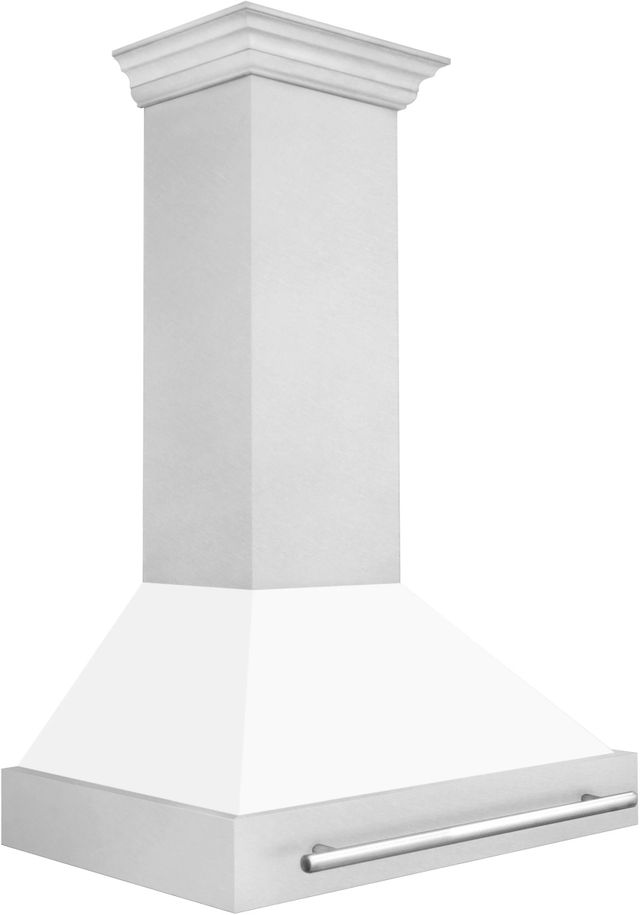 ZLINE 36" White Matte Wall Mounted Range Hood-2