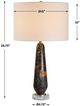 Uttermost® Dames Dark Marble Table Lamp-2