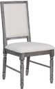 ACME Furniture Leventis Cream/Weathered Gray Dining Side Chair-0