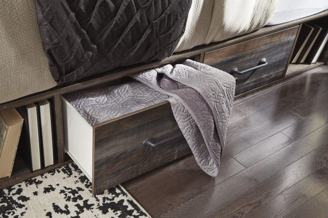 Signature Design by Ashley® Drystan Brown Queen 4-Drawer Storage Panel Bed-6
