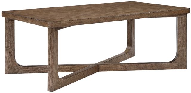 Homelegance® Blake Light Brown Rectangular Cocktail Table-0
