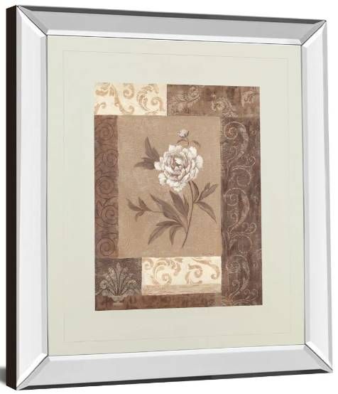 Classy Art Single Peony by Vivian Flasch Wall Art-1