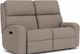 Flexsteel® Rio Brown Granite Reclining Loveseat-0