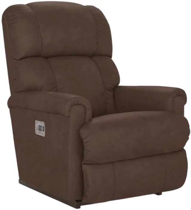 La-Z-Boy® Pinnacle Umber Leather Power Wall Recliner with Headrest and Lumbar-0