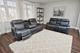 Movie Power Reclining Sofa (Black)-2