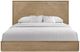 Bernards Linné Wheat Queen Wooden Panel Bed-3
