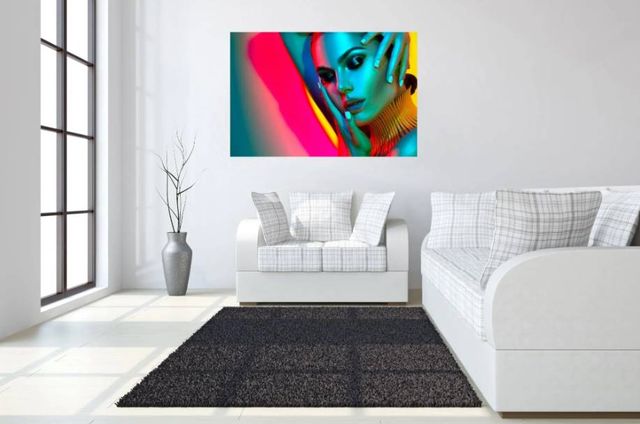 Classy Art Electric Stroke Wall Art-3