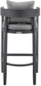Armen Living Menorca Grey Outdoor Patio Bar Stool-4
