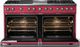 Viking® 5 Series 60" Valentine Pro Style Dual Fuel (NG) Range with Polished Chrome Trim-1