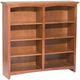 Whittier Wood® Furniture Customizable McKenzie 8-Shelf 48" Bookcase-0