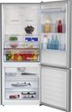 Beko 28" 13.8 Cu. Ft. Fingerprint-Free Stainless Steel Counter Depth Bottom Freezer Refrigerator-3