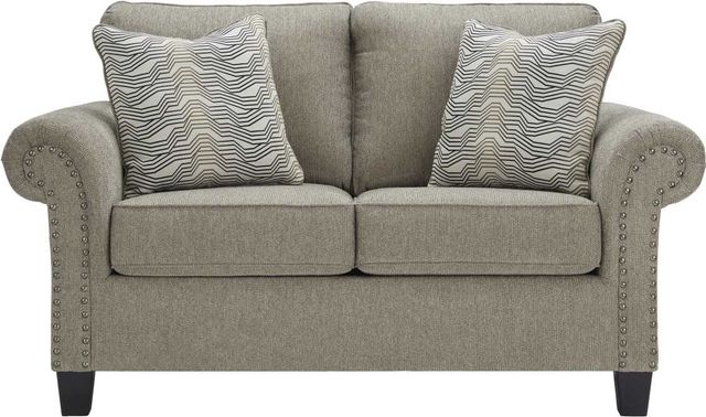 Benchcraft® Shewsbury Pewter Loveseat-1