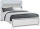 Global Furniture USA Soleil White Queen Panel Bed-0
