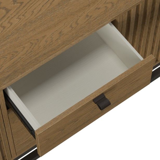 HH2 Home Reserve Light Brown 60'' Entertainment Console-6