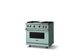 Viking® 5 Series 36" Splash Pro Style Gas (LP) Range with Polished Chrome Trim-2