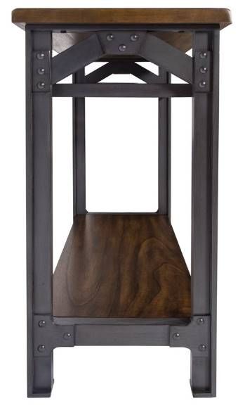YHD Bethel Park Brown Sofa Table-3