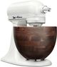 KitchenAid® Artisan® Series 5 Quart Porcelain Tilt-Head Stand Mixer with Walnut Wood Bowl-3
