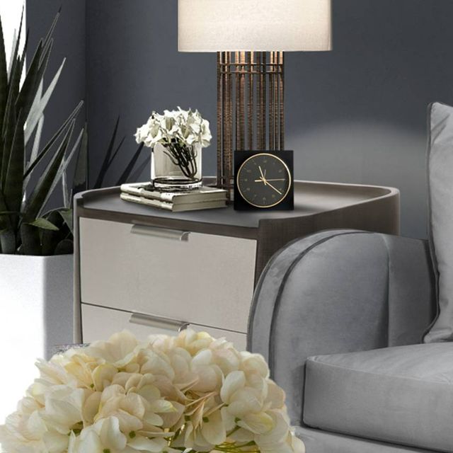 Michael Amini® Roxbury Park Gray/Slate Nightstand-1