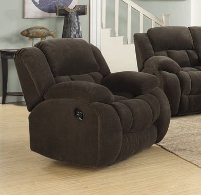 Coaster® Weissman Chocolate Glider Recliner-2