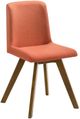 Armen Living Gina 5-Piece Poppy/Walnut Dining Set-4