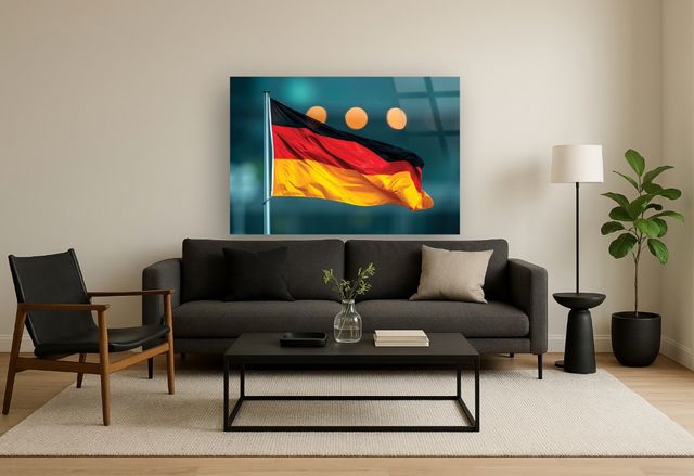 Classy Living Wordly German Flag Wall Art-1