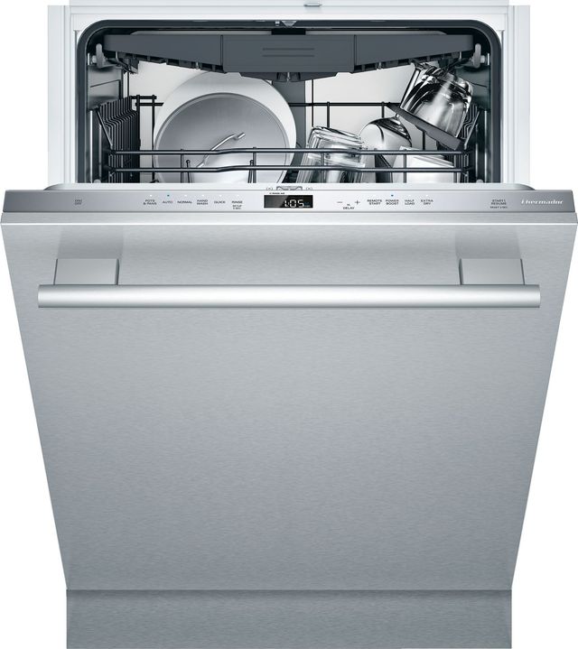 Thermador® Masterpiece® Emerald® 24" Stainless Steel Built In Dishwasher-2