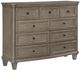 Mazin Furniture Vermillion Gray Cashmere Dresser-1