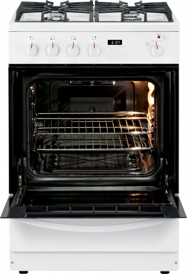 Frigidaire® 24" White Slide-In Gas Range-1