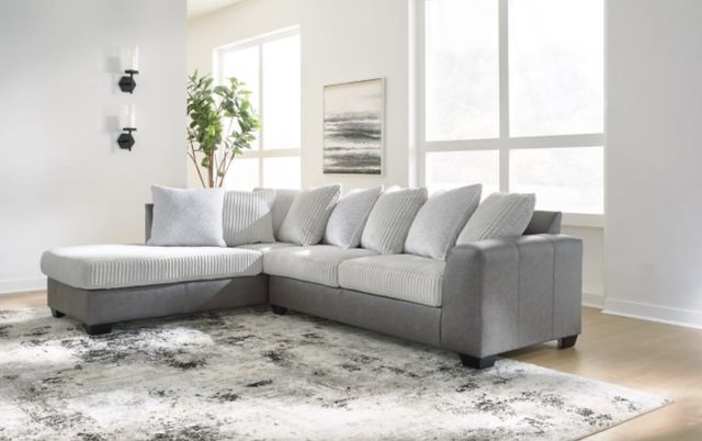 Benchcraft® Clairette Court 2-Piece Alloy Left-Arm Facing Sectional and Chaise-1