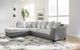 Benchcraft® Clairette Court 2-Piece Alloy Left-Arm Facing Sectional and Chaise-1