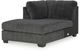 Signature Design by Ashley® Biddeford 2-Piece Shadow Left-Arm Facing Sectional and Chaise-1