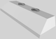 Vent-A-Hood® 66" White Wall Mounted Liner Insert-4
