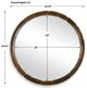 Uttermost® Auger Bronze Round Mirror-2
