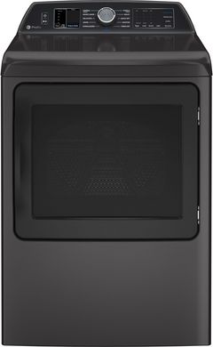 GE Profile™ 7.4 Cu. Ft. Diamond Gray Front Load Electric Dryer