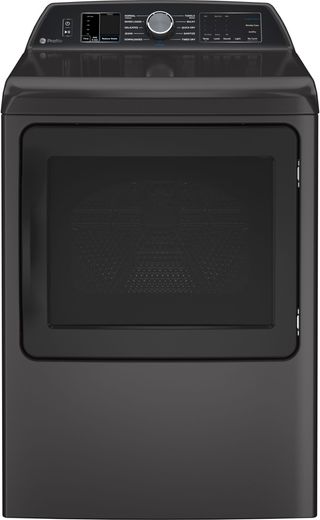 GE Profile™ 7.4 Cu. Ft. Diamond Gray Front Load Electric Dryer