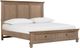 aspenhome® Oxford Tan Queen Panel Storage Bed-0
