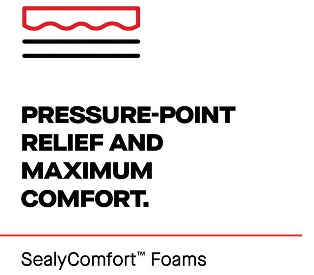 Sealy® Posturepedic® Plus Paterson II Wrapped Coil 15" Medium Euro Pillow Top King Mattress-7