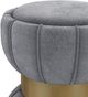 Coaster® Sora Gray Ottoman-2
