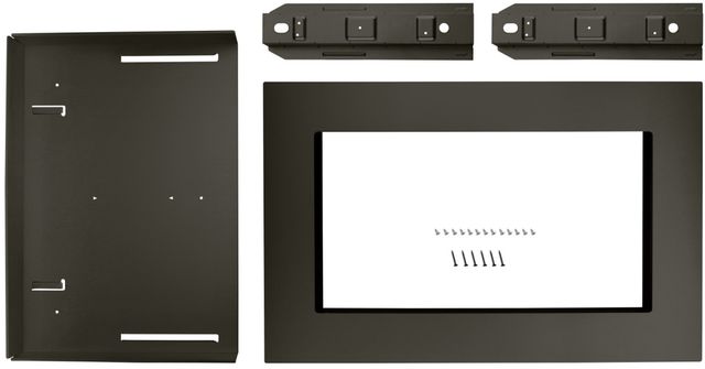 KitchenAid® 30" Black Stainless Steel Built In Microwave Trim-0