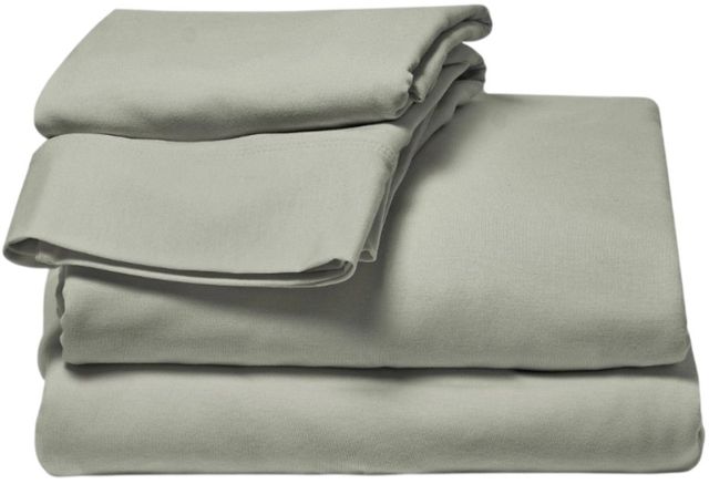 Dreamfit® DreamChill™ 5-Piece Heathered Sage Bamboo Comfort Stretch Knit Split King Sheet Set-0