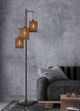 Cal® Lighting & Accessories Connell Dark Bronze Floor Lamp-1