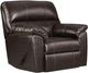 Affordable Furniture 2450 Austin Chocolate Manual Recliner-0