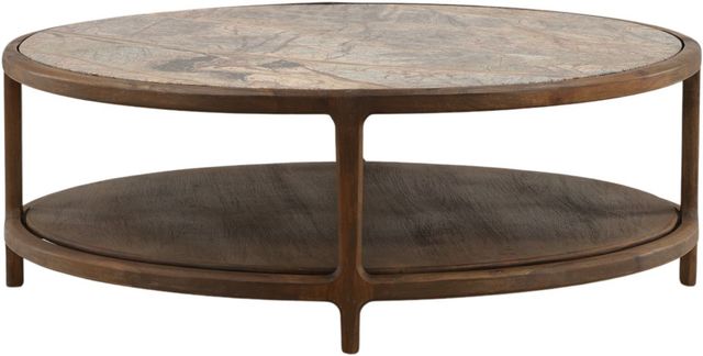 Dovetail Furniture Aruna Dark Brown Coffee Table-1