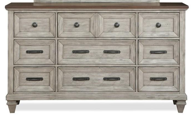 New Classic® Furniture Mariana 4-Piece Vintage Crème King Bedroom Set-2