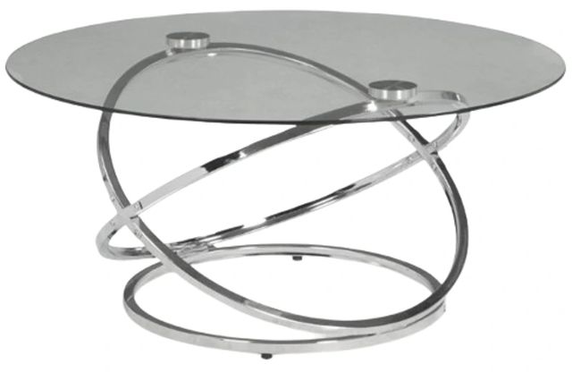 American Wholesale Furniture Uptown 3-Piece Silver Occasional Table Set-2