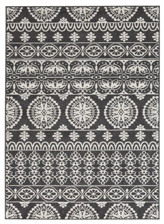 Signature Design by Ashley® Jicarilla Black/White Medium Rug-0