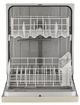 Whirlpool® 24" Biscuit Front Control Built In Dishwasher with Boost Cycle-1